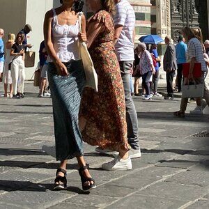 Y2k Low rise 90s midi suede Midi skirt